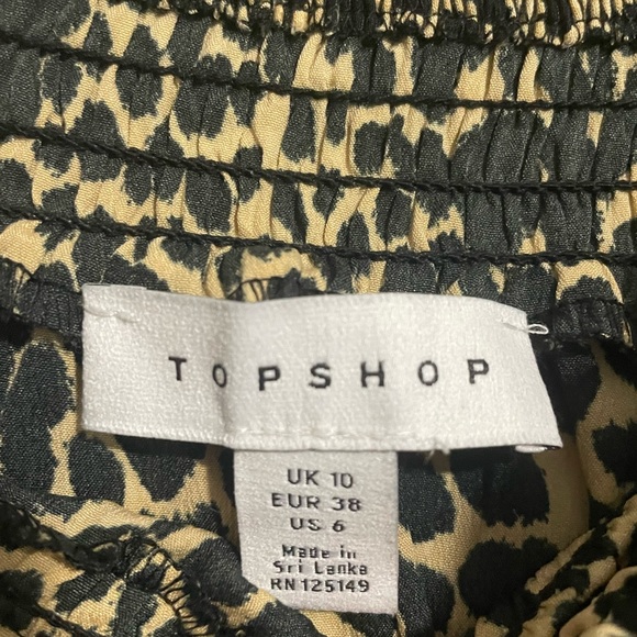 Cheetah Print Ruffle Mini Skirt - Picture 4 of 4